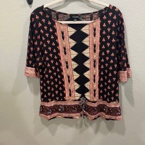 Lucky Brand bohemian top